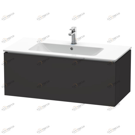 LC614208080 L-Cube Тумбочка подвесная Graphit Super Matt Duravit