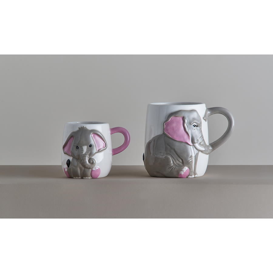P_0059.077 Набор из 2 кружек elephant, 405 мл и 195 мл Price&Kensington  - Вид №1