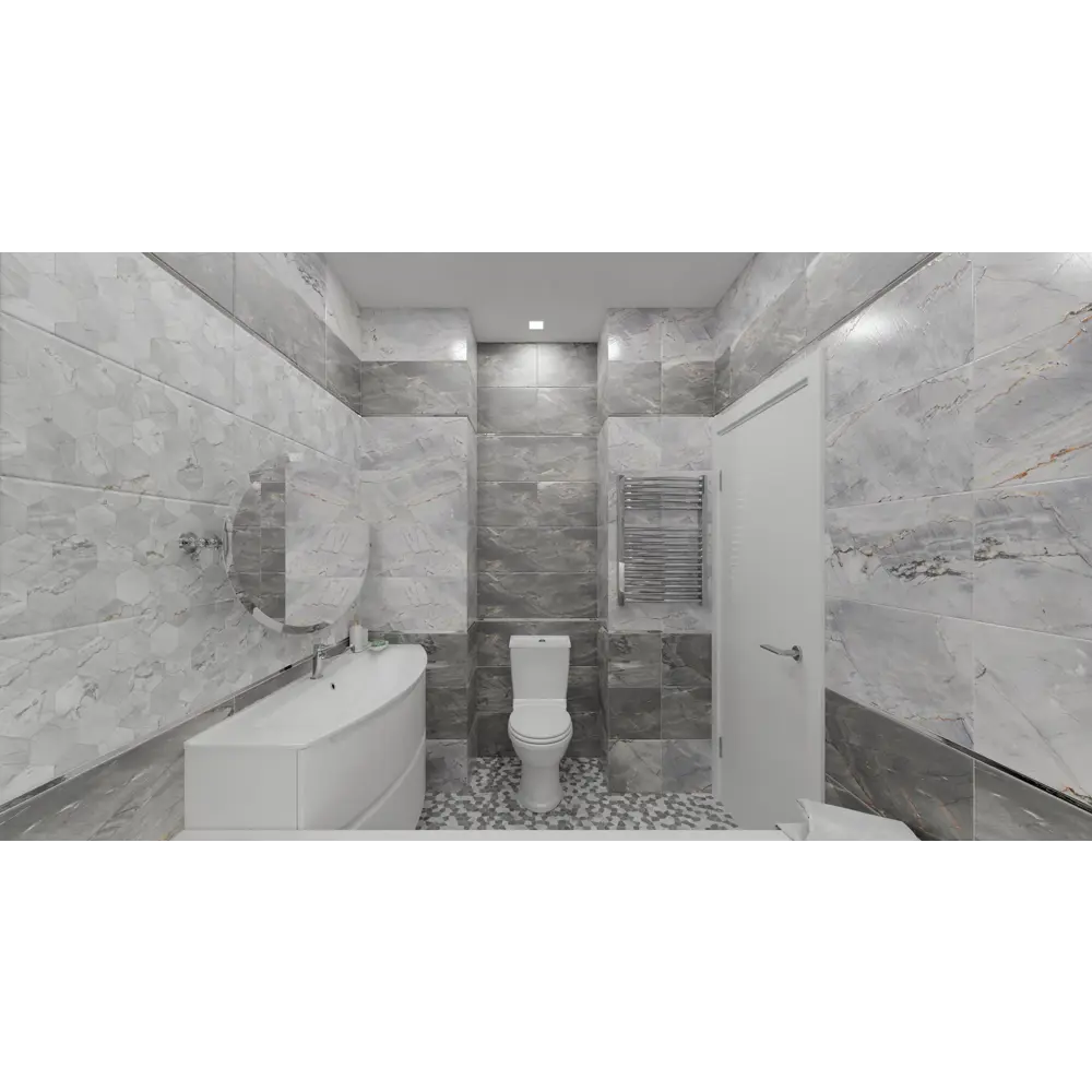 Бордюр Silvermat 1.6x60 см цвет серый матовый Santreyd STLM-2039016 - Вид №4