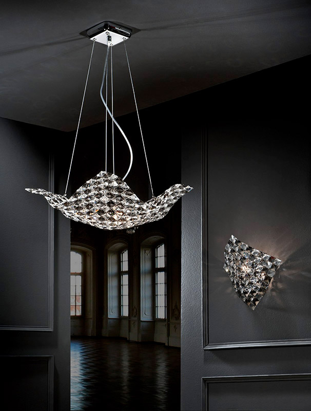 Бра настенное серебристое Saten 160785 SCHULLER  00-3882788 Серебро  - Вид №2