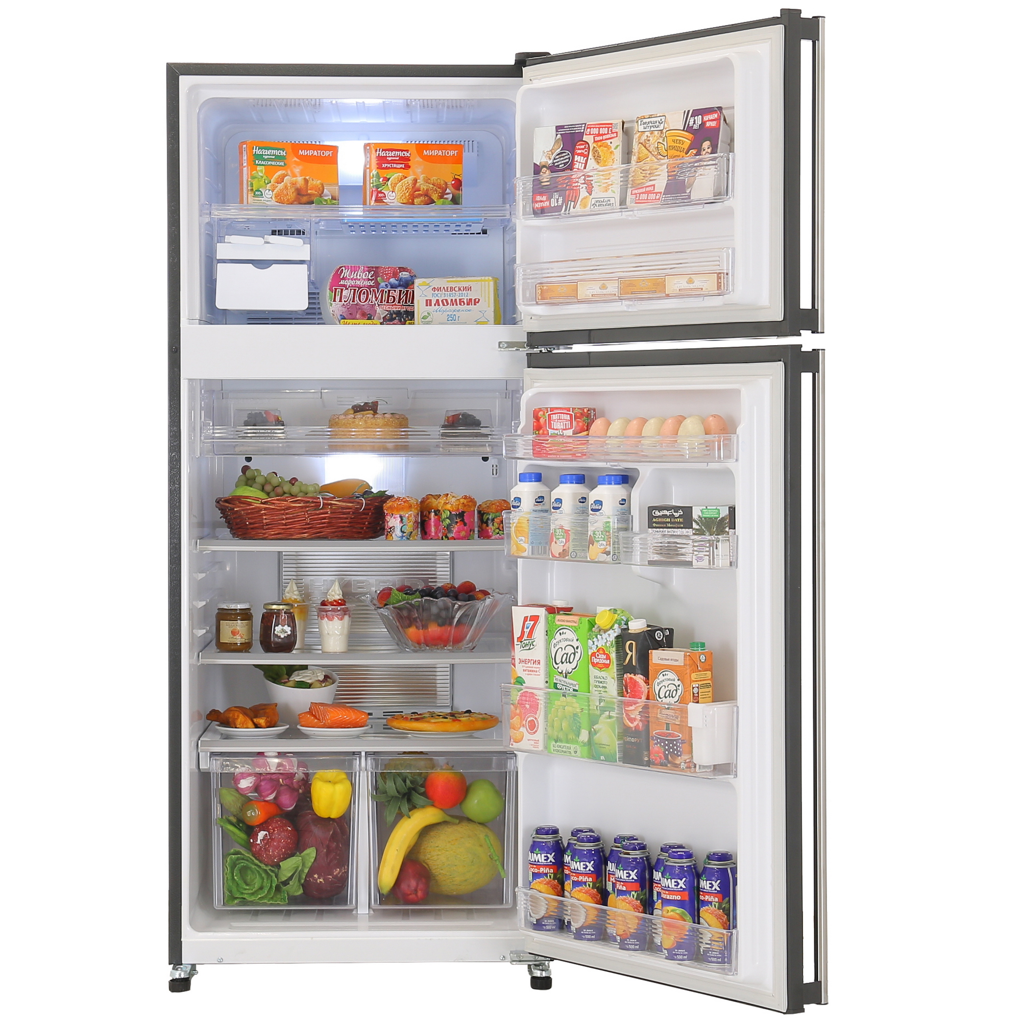 1116835 Холодильник с морозильником   Sharp SJGV58ABK черный STDN-0036546 - Вид №5