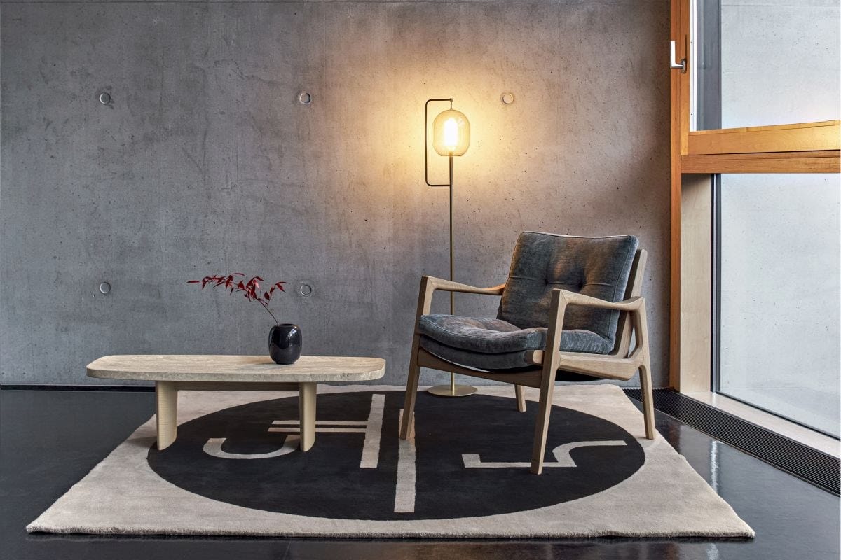 Журнальный столик из травертина и дерева Classicon Matéria ARCH-00134511 - Вид №12