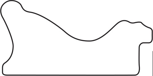BY 4529 Зеркало с гравировкой в багетной раме - черное дерево с золотом 71 mm EVOFORM Exclusive-G - Вид №4