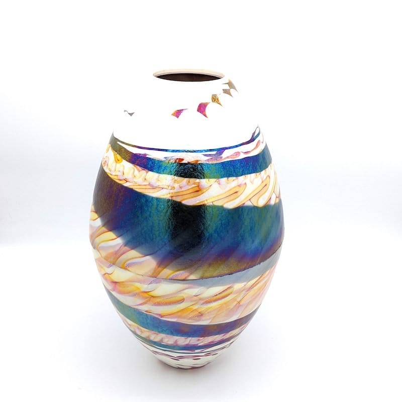 Круглая ваза ручной работы из муранского стекла YourMurano Design vases ARCH-00147019 - Вид №3
