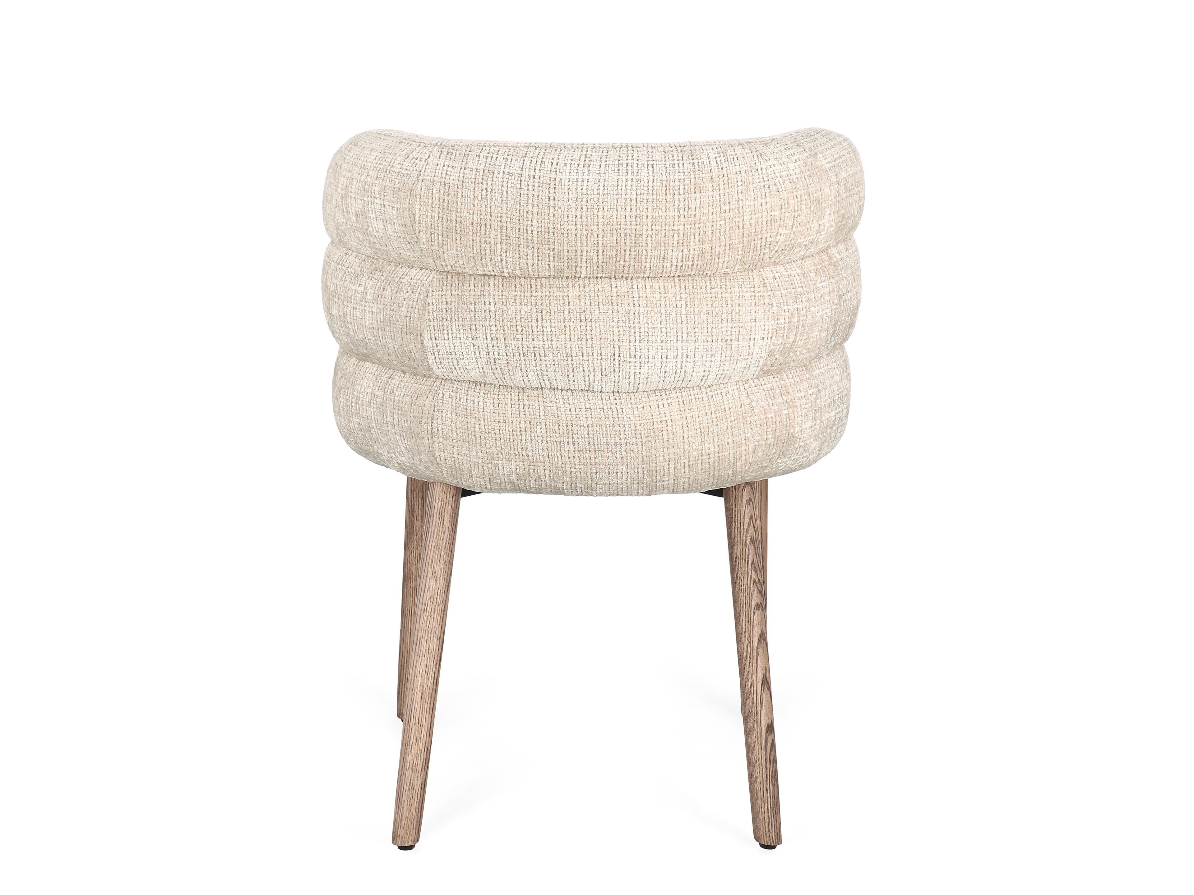 Мягкий тканевый стул с подлокотниками BIZZOTTO ILMA ARCH-00140851 - Вид №4