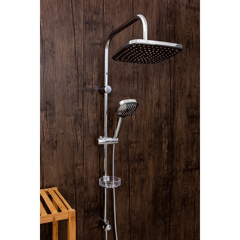 Orange Plito M16-933cr Душевая система в комплекте: смеситель для ванны с изливом; Белый sun-id-1516871 - Вид №7