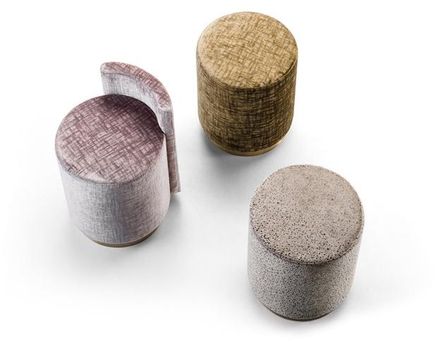 Prestige Круглый пуф из ткани Gran duca Cve035b / cve036b - Вид №1