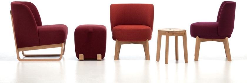 Very Wood Пуф из мягкой кожи Skid sun-id-1444084 - Вид №6