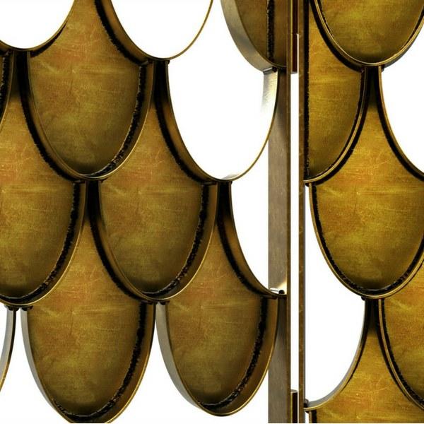 BRABBU Латунный экран Koi sun-id-1500266 - Вид №5