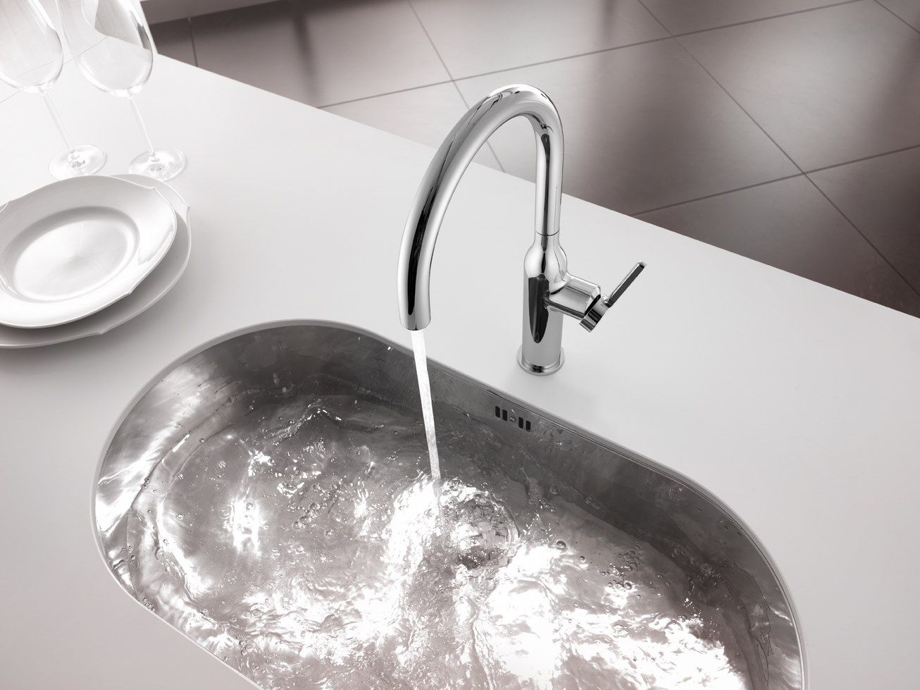 Смеситель для кухни с поворотным изливом KWC SIN ARCH-00051934 - Вид №4