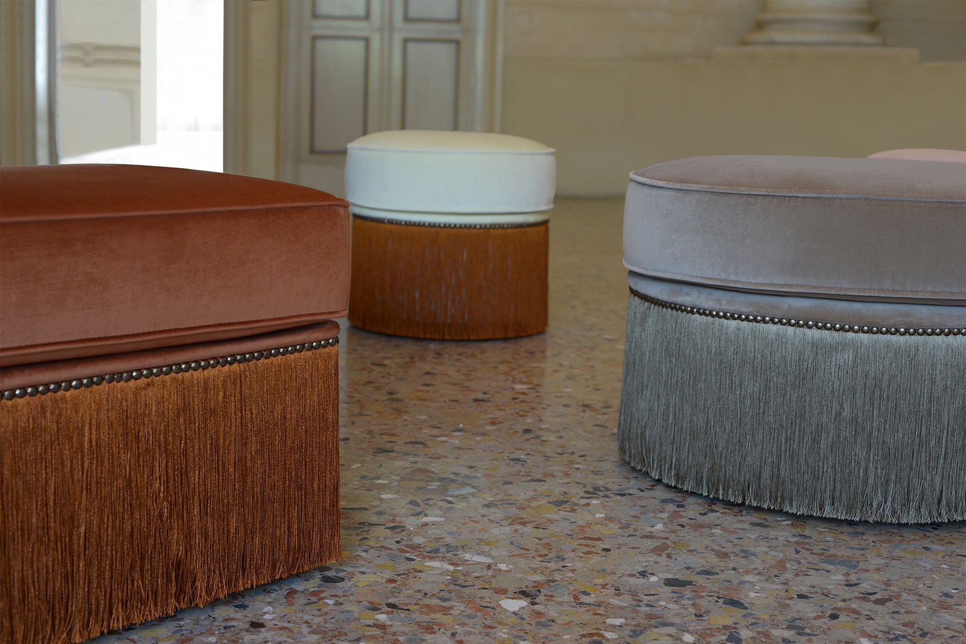 Прямоугольный пуф из ткани Domingo Salotti Диона ARCH-00047156 - Вид №4