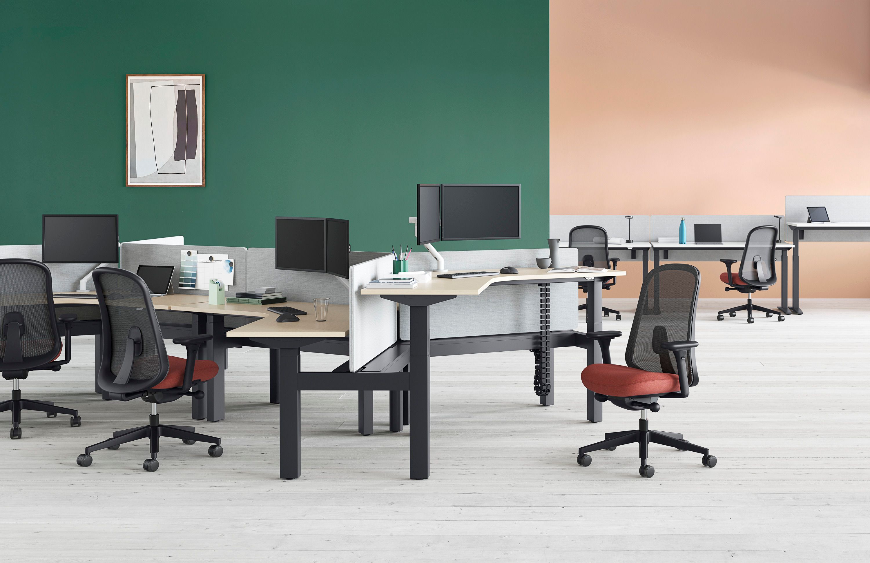 Модульный рабочий стол Herman Miller Ratio ARCH-00117564 - Вид №12