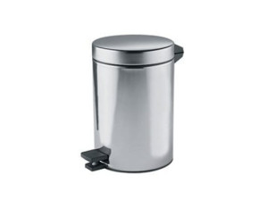 Металлическая мусорная корзина