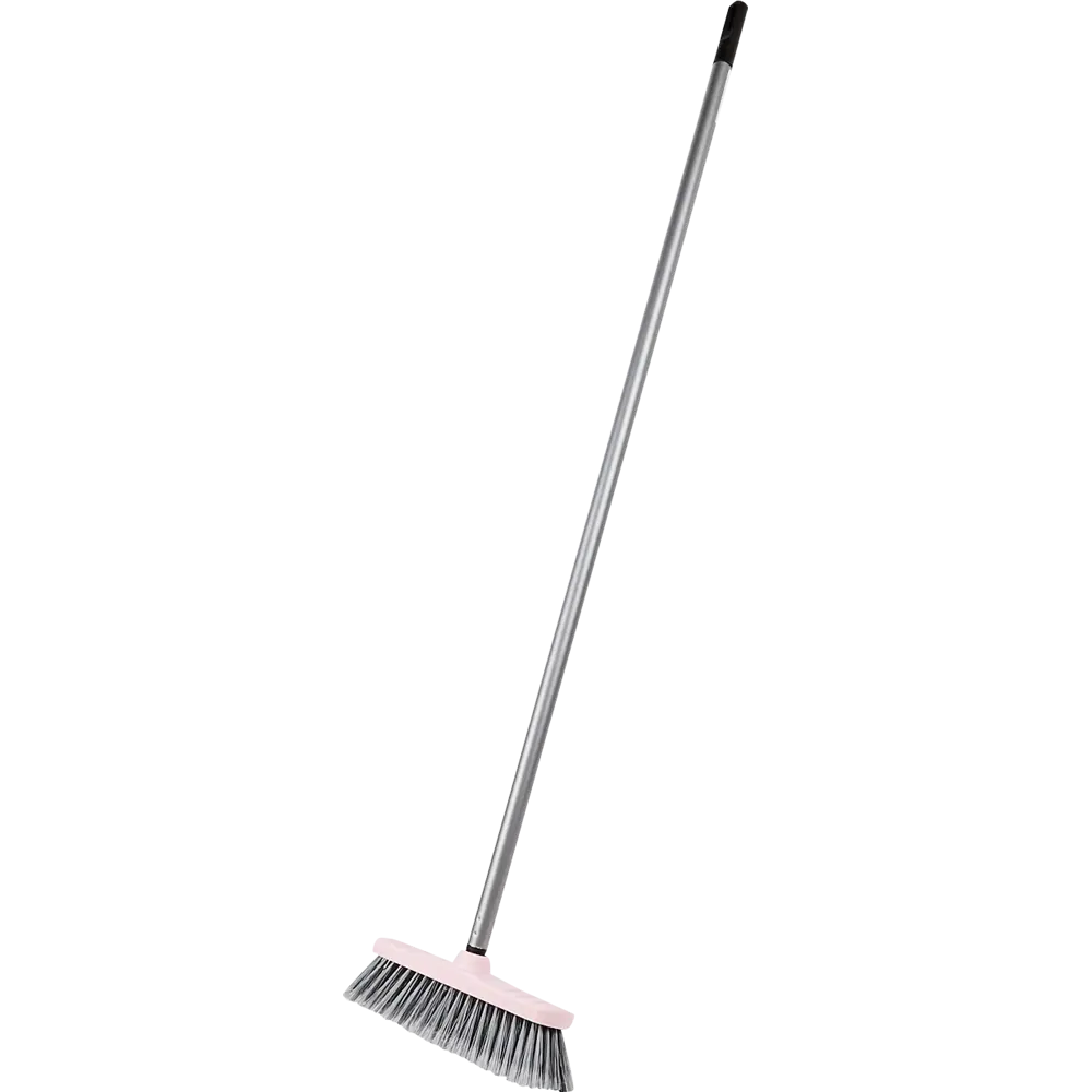 Щетка для пола с ручкой Inloran 110 см цвет розовый 82887455 STLM-2179306 