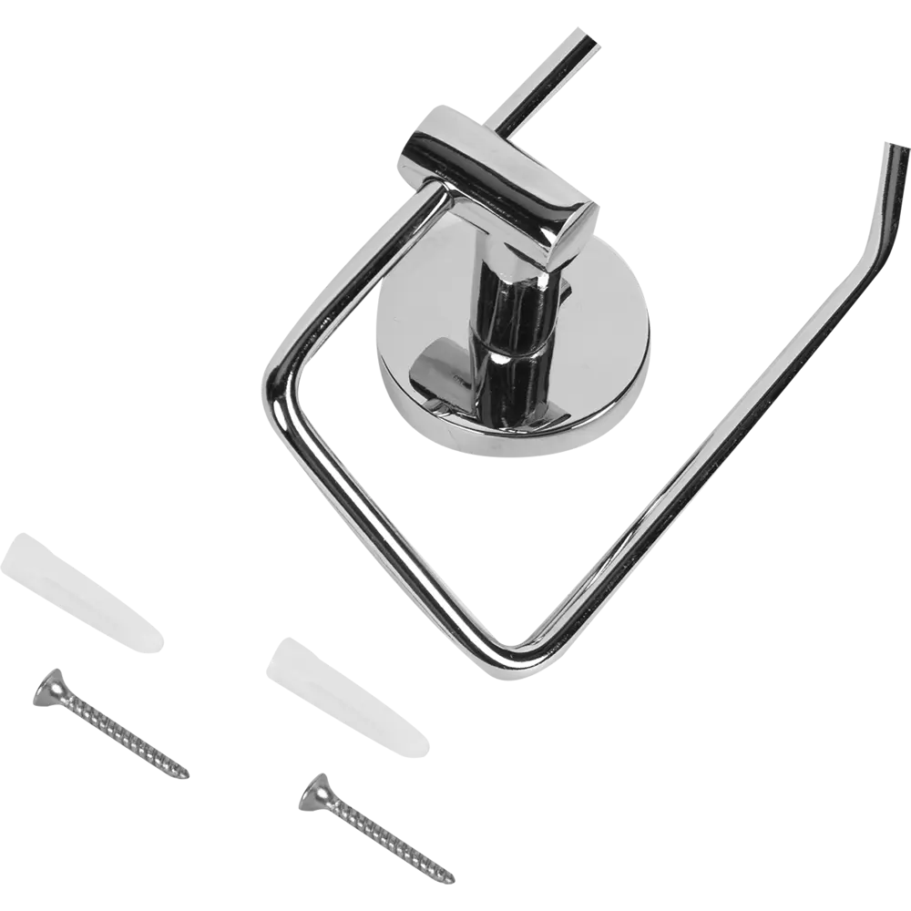 Держатель для туалетной бумаги Аквалиния Sonata без крышки цвет хром F STLM-2071983 - Вид №3