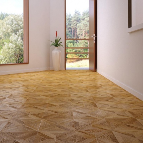 Модульный паркет Marco Ferutti Castello Castello Экспрешен Дуб (Гладкая) 450х450 мм 2600600049 - Вид №4