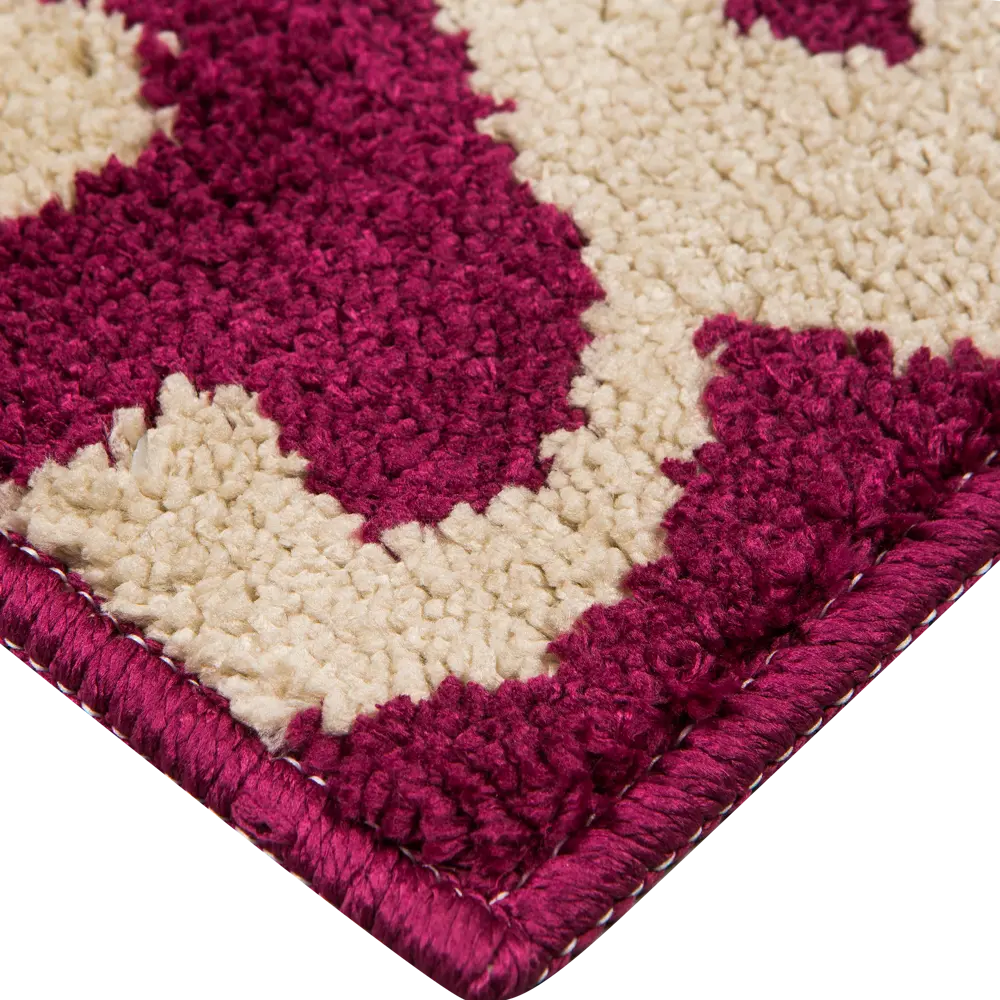 Коврик для ванной комнаты «Узоры» 50х80 см цвет фиолетовый MR PENGUIN STLM-2135336 - Вид №1