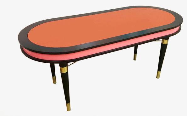 Moanne Овальный лакированный обеденный стол из массива дерева sun-id-1383195 - Вид №5