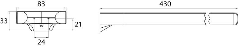 Emco Bad Вешалка для полотенец из металла Trend 0250 001 46 - Вид №2