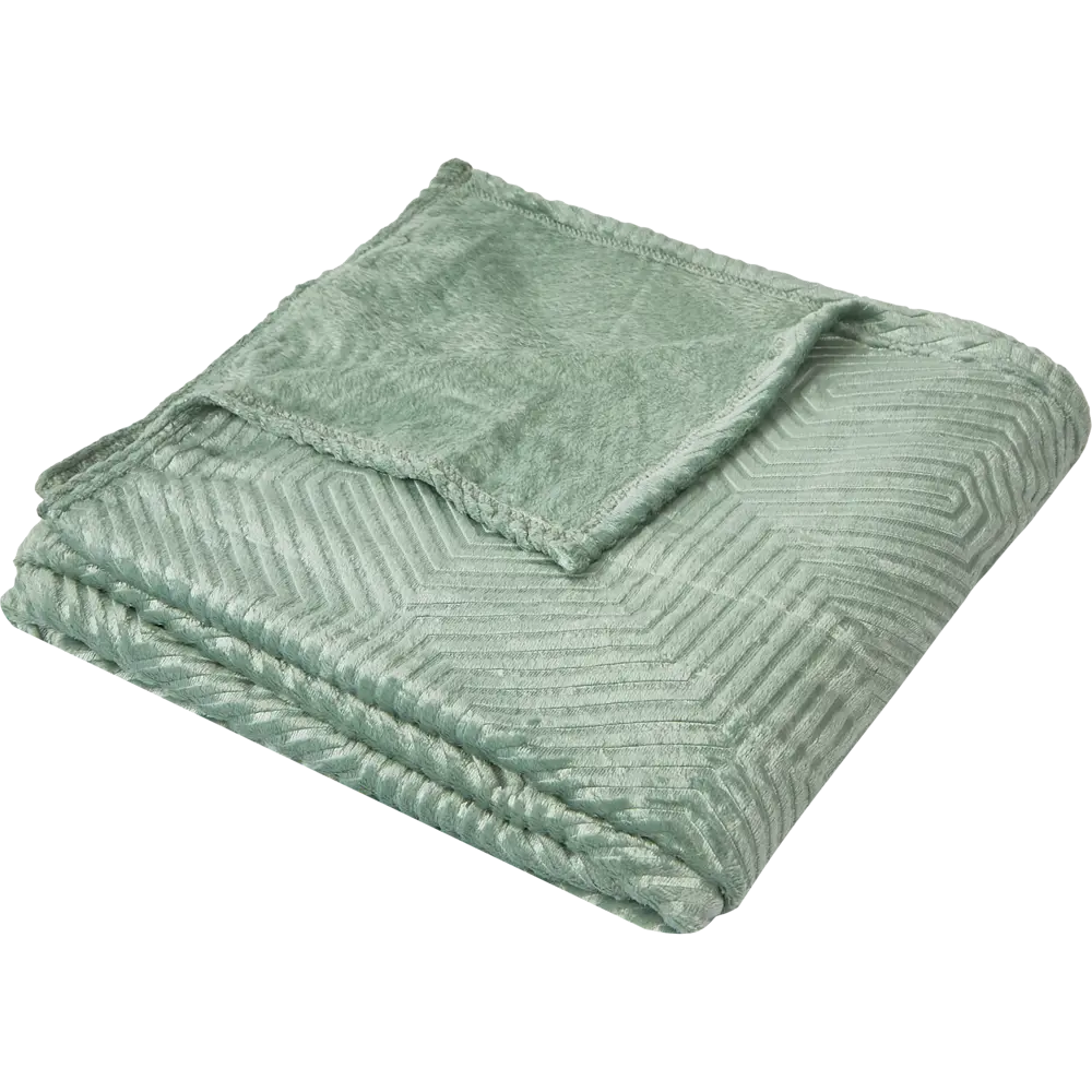 Плед Berta 150x200 см жаккард цвет зеленый СТОЛИЦА ТЕКСТИЛЯ STLM-2023315