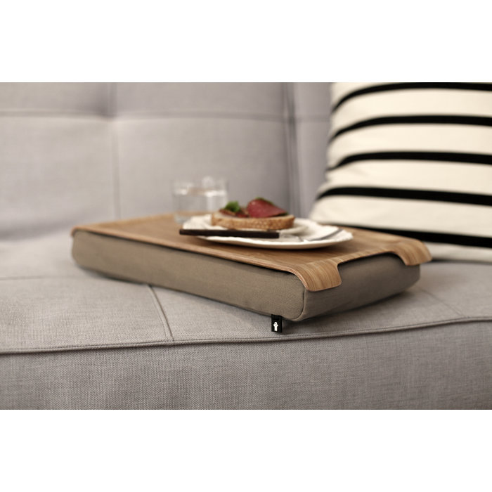 Подставка с деревянным подносом Laptray мини дерево-песчаная Bosign 263180 - Вид №3