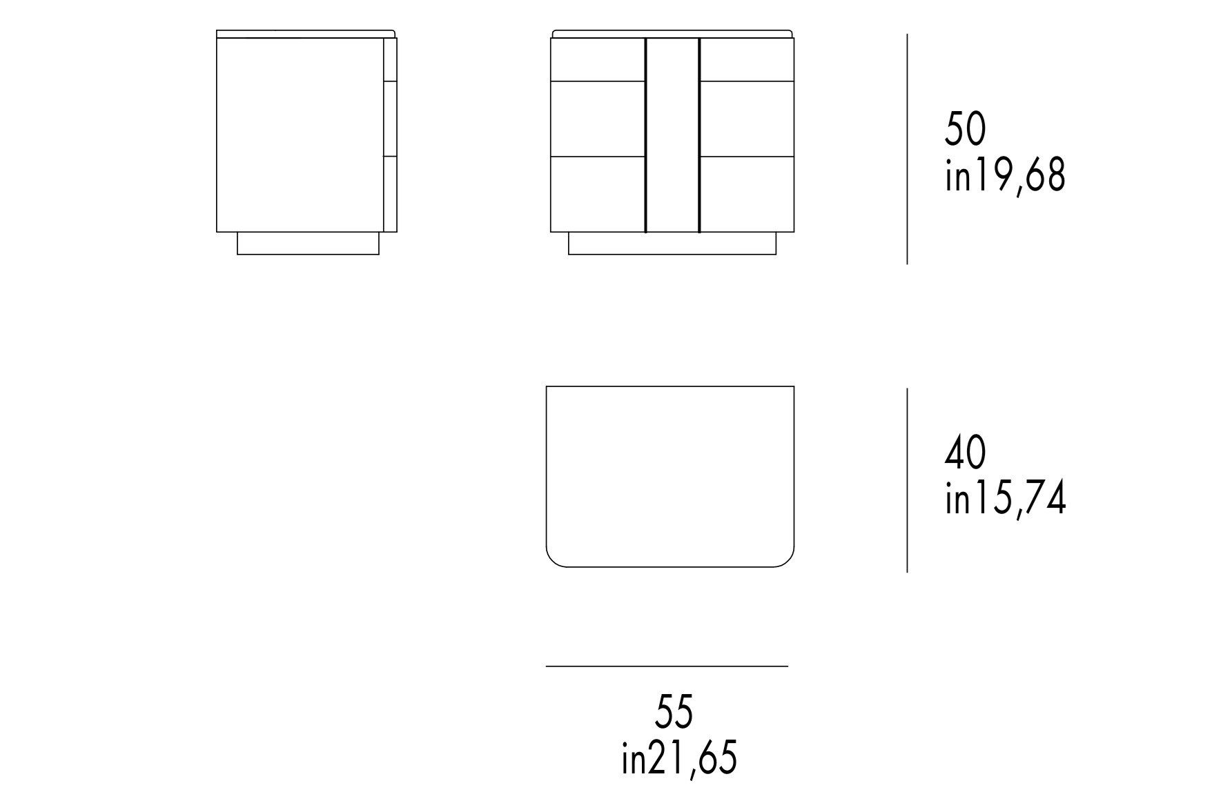 Тумбочка с ящиками Grilli Йорк ARCH-00091867 - Вид №5