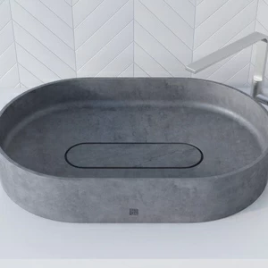 WВ608SERYJ Накладная раковина на столешницу  овальная BetOn