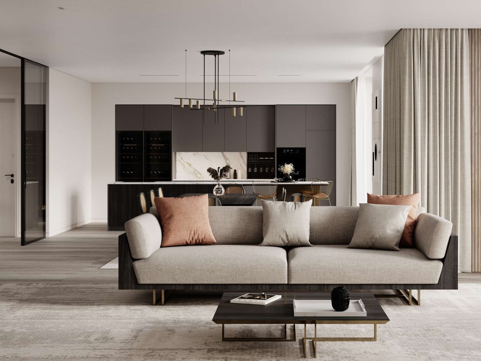 Ткань диван EUPHORIA Oronero ARCH-00139775 - Вид №1