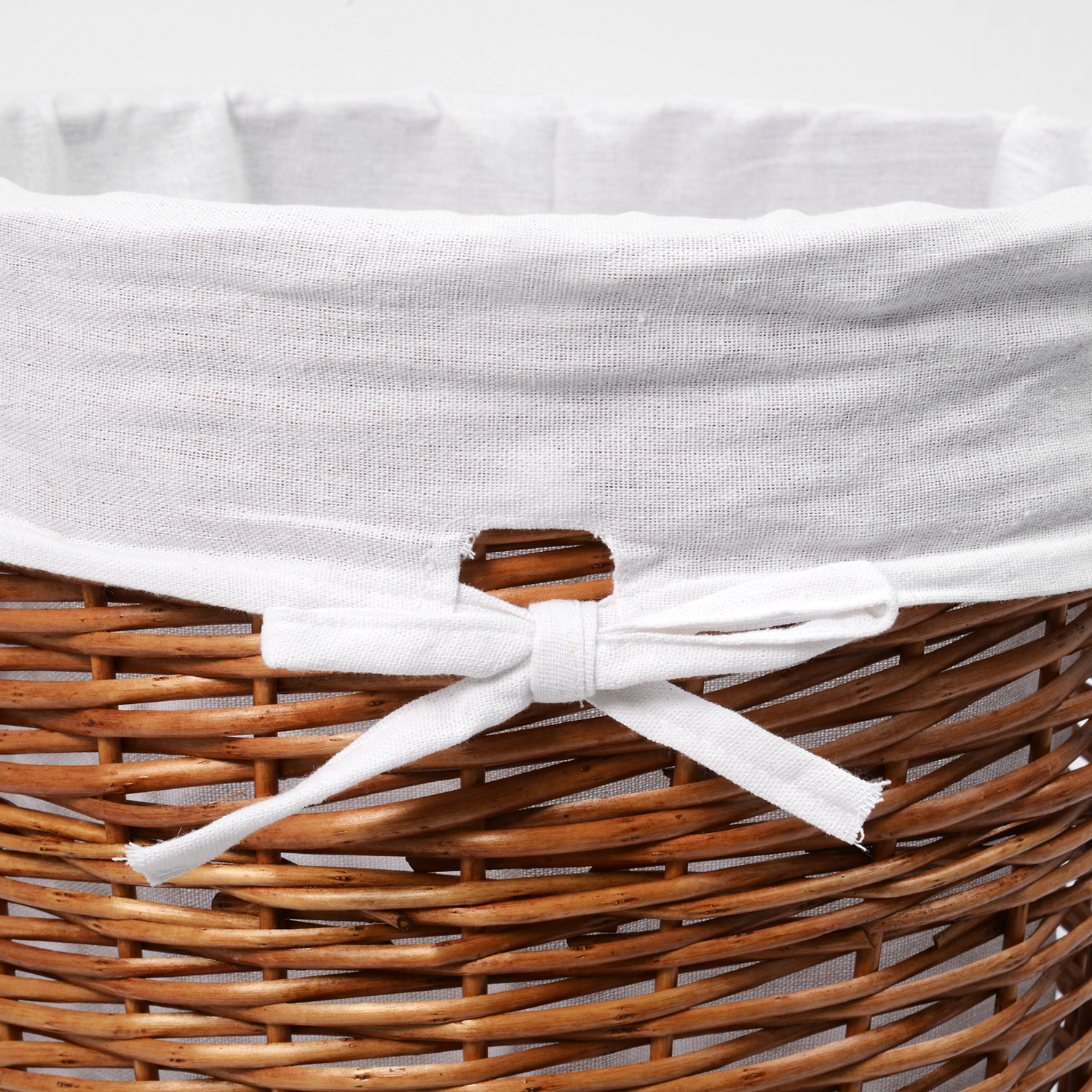 WB-350-L Leine Плетеная корзина для белья с крышкой WasserKRAFT  - Вид №3