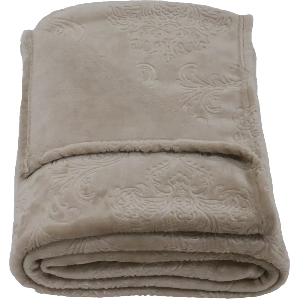 Плед «Lite Wisp» 180x200 см фланель цвет бежевый Santreyd STLM-2151823 - Вид №2