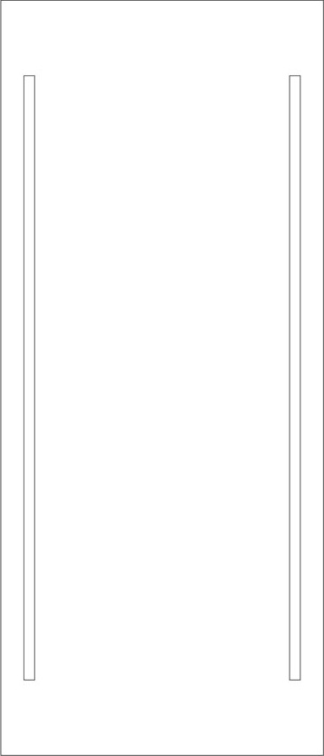 BY 2125 Зеркало с 2-мя встроенными LED-светильниками 22 W EVOFORM Ledline - Вид №1