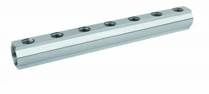 Carlo Poletti C3902012Q Коллектор сборный с расходомерами. 6 ответвлений, межосевое расстояние 50 мм, 0-6 л/мин.