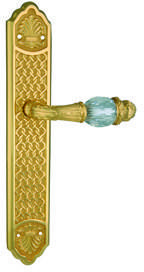 Bronces Mestre Ручка из латуни с кристаллами swarovski® на пластине Clasica sun-id-1487299 - Вид №19