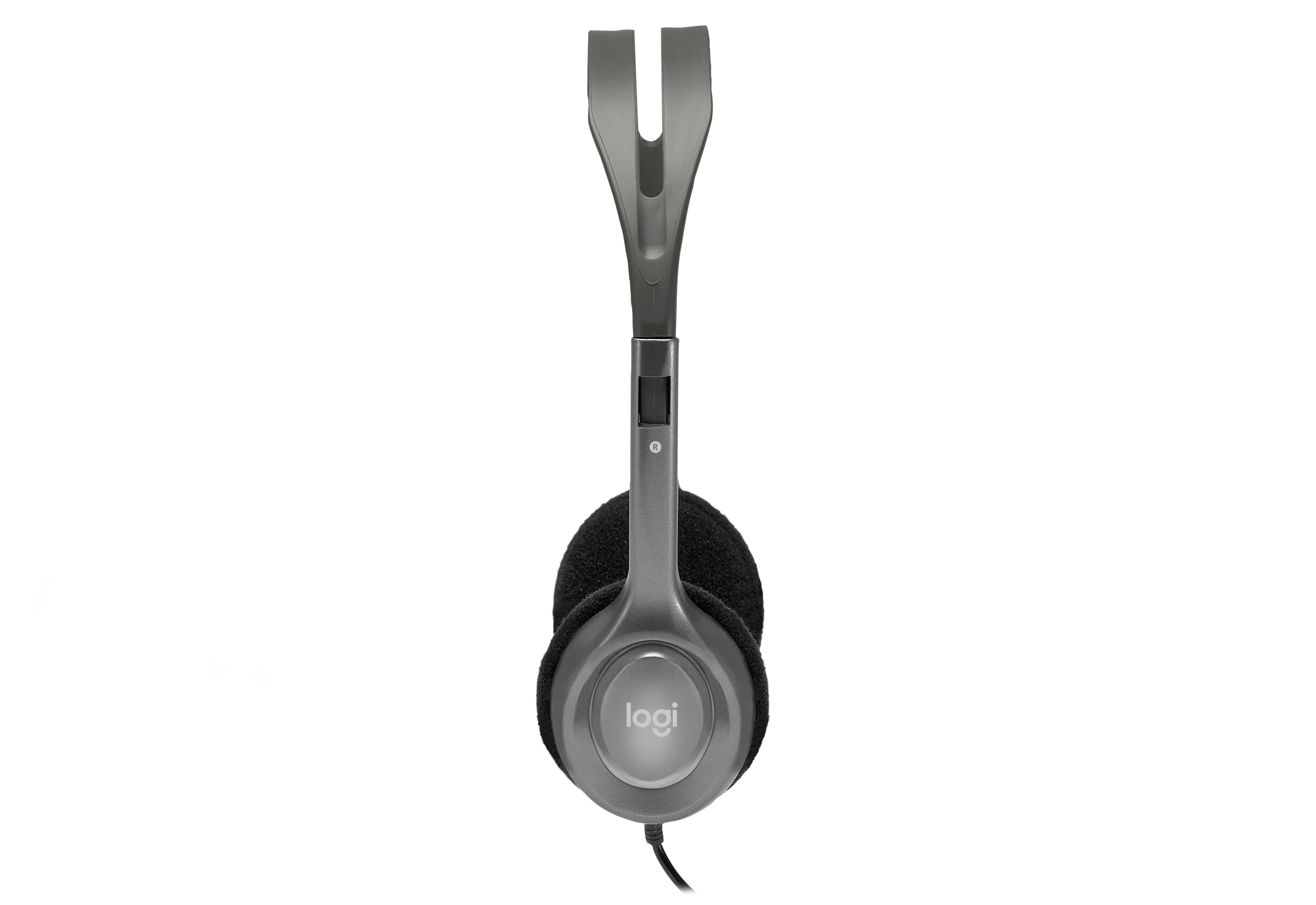 981-000271 Headset h110 (20-20000hz, mic, 2x3.5mm jack, 1.8m) Logitech Santreyd  - Вид №2