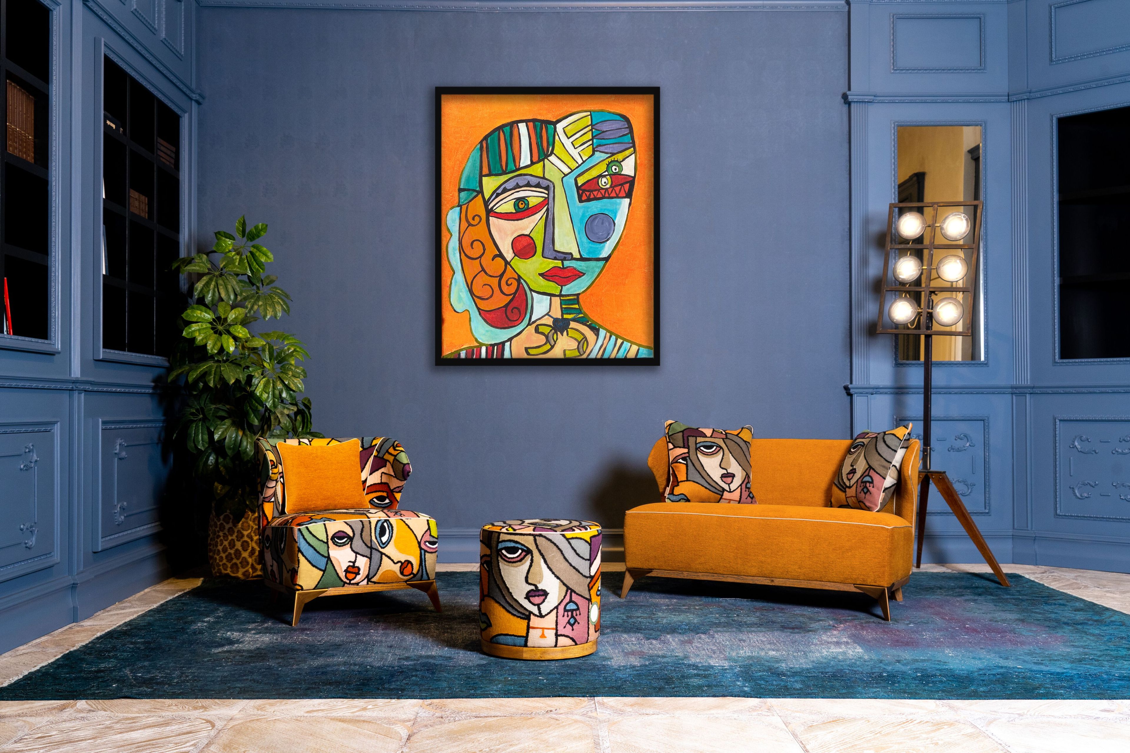 Ткань диван Mantellassi 1926 Августина ARCH-00088349 - Вид №7