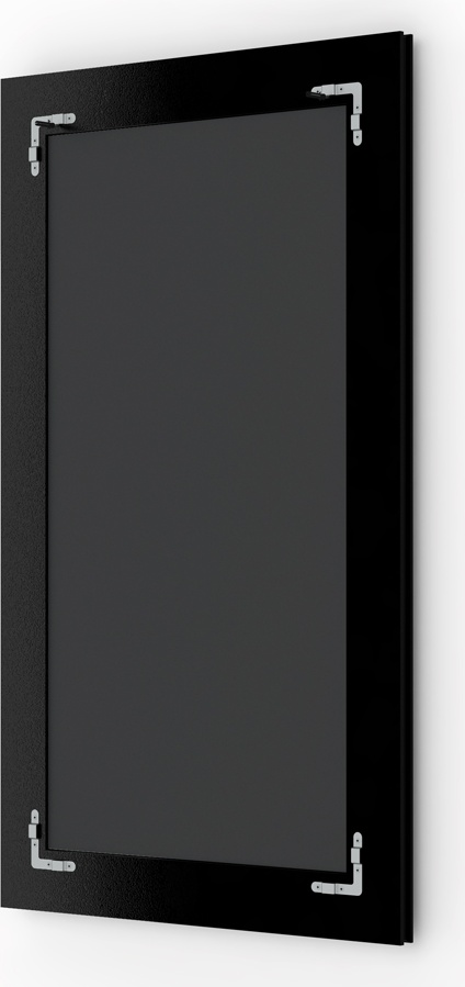 BY 1190 Зеркало с фацетом в багетной раме - алюминий 90 mm EVOFORM Exclusive - Вид №1