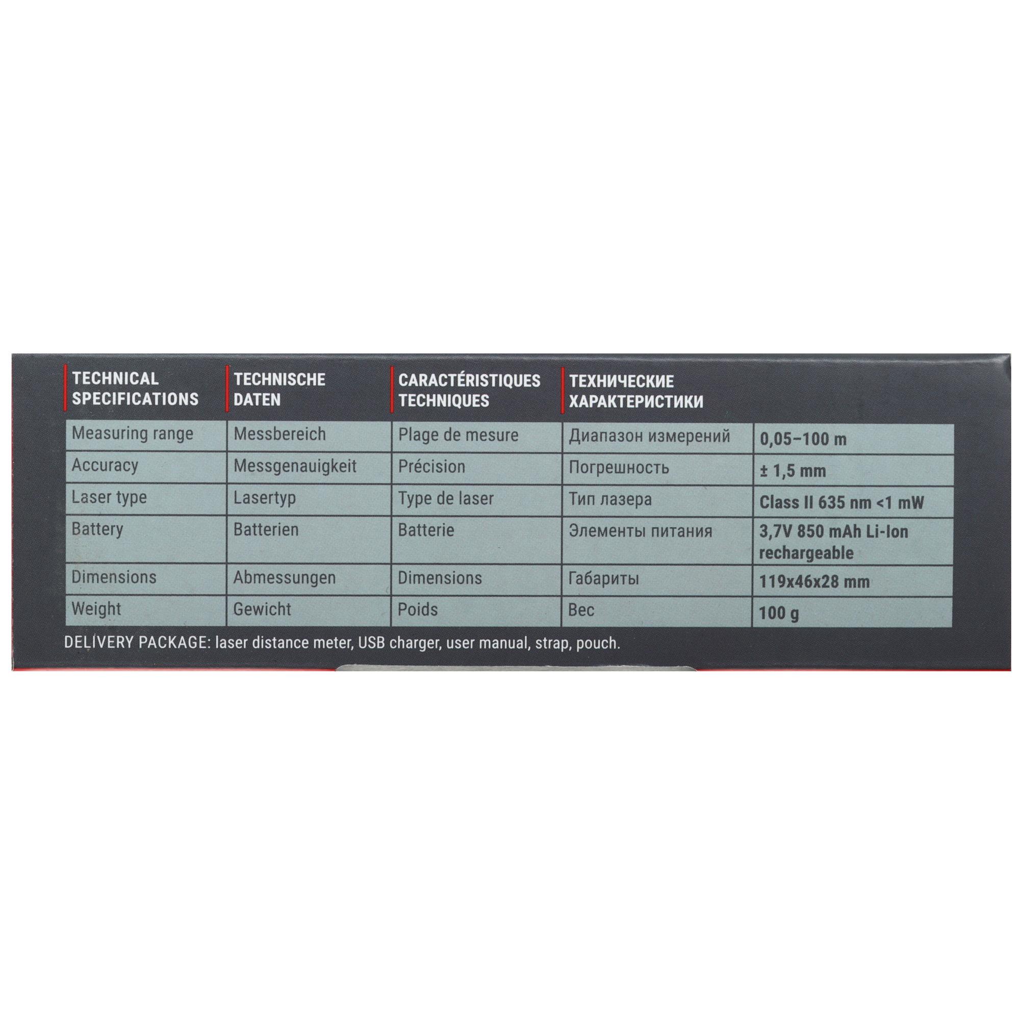 Лазерный дальномер Condtrol Vector 100 8184845 STDN-0008977 - Вид №8