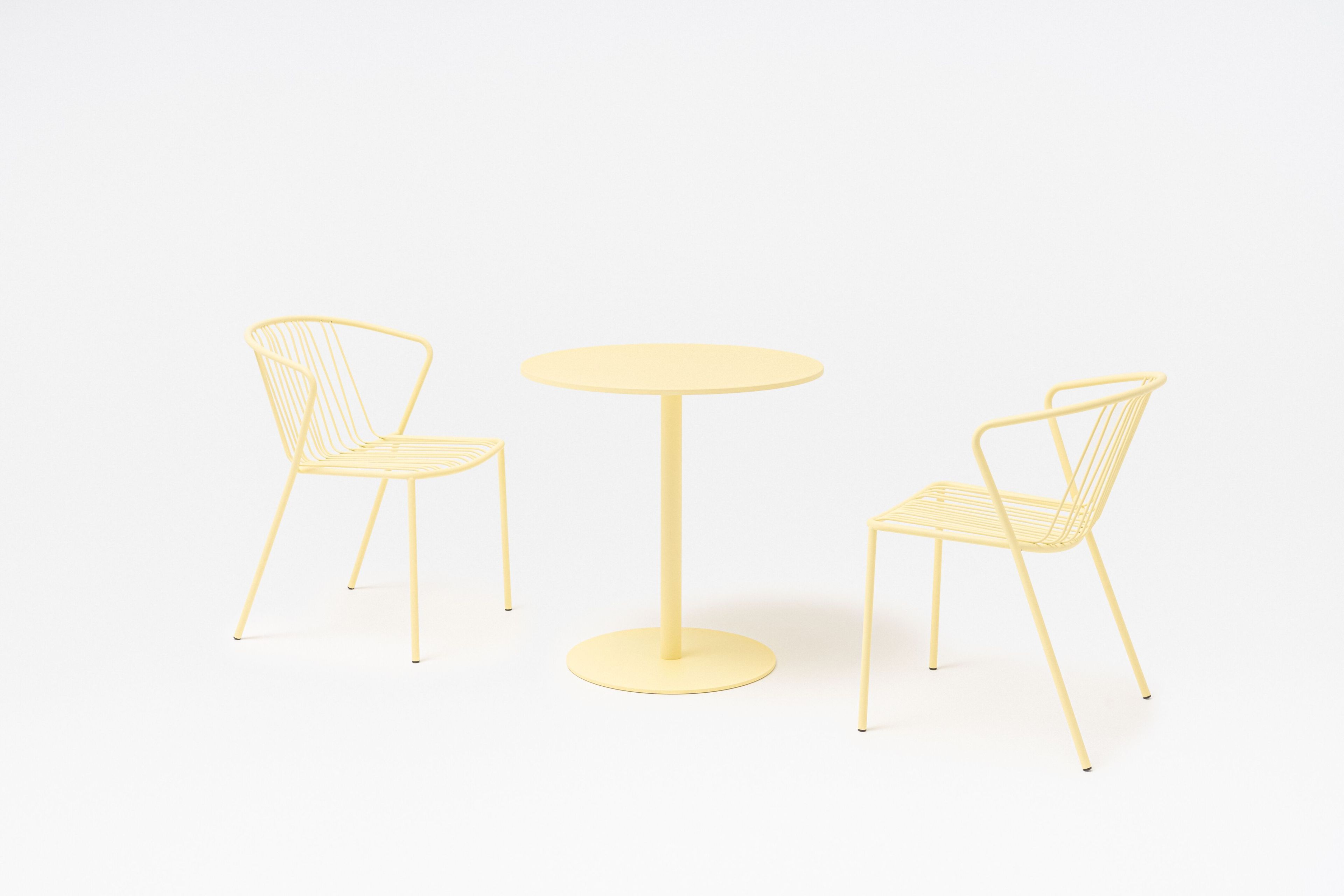 Круглый журнальный столик из оцинкованной стали MDD BOLT ARCH-00046129 - Вид №8