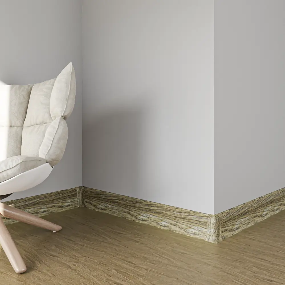 ARTENS Плинтус напольный ПВХ Конго с кабель-каналом 7 см 83410254 STLM-0041084 - Вид №4