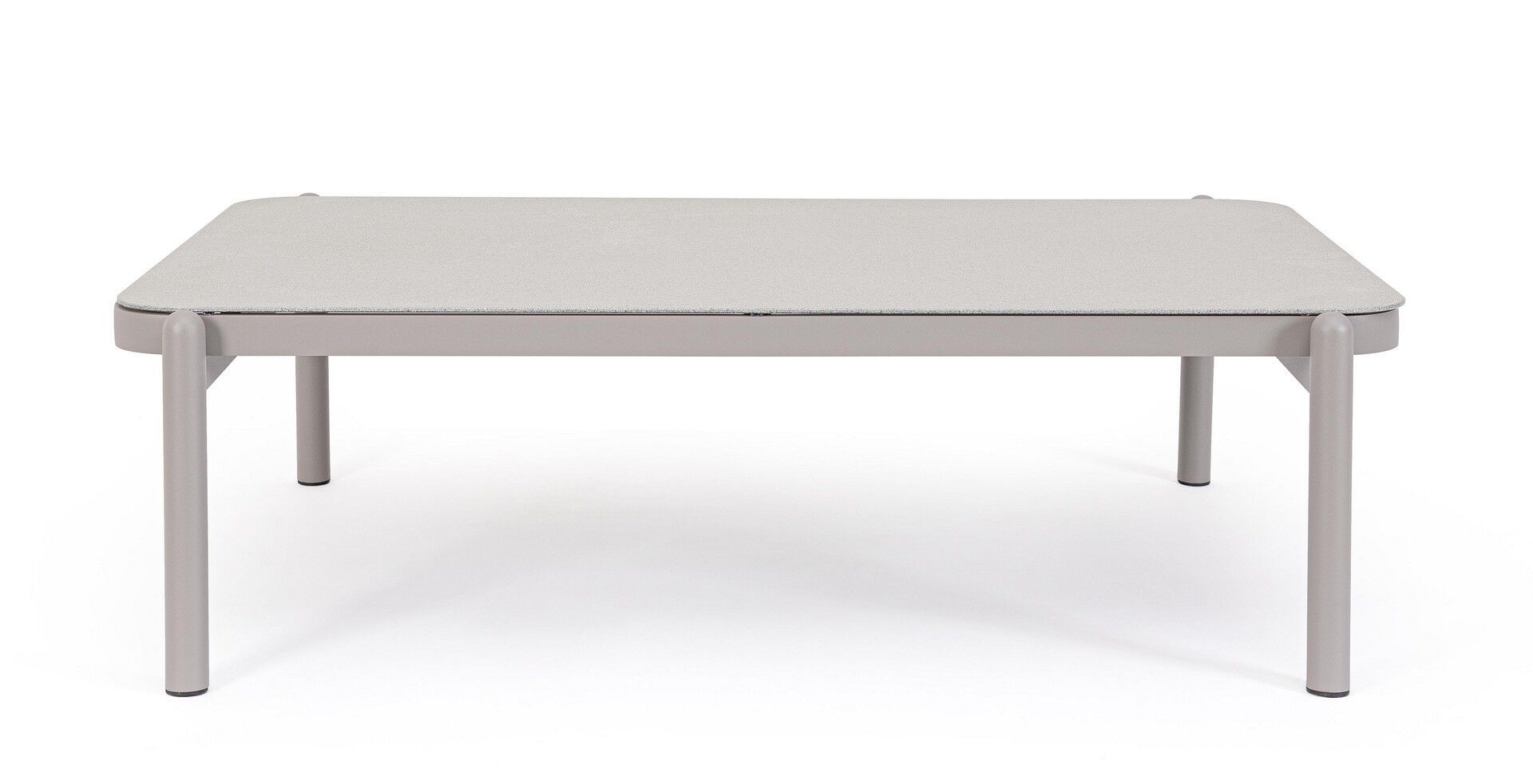 Алюминиевый и стеклянный прямоугольный низкий садовый столик BIZZOTTO Florencia ARCH-00039302 - Вид №23