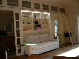 GH LAZZERINI Открытый деревянный книжный шкаф