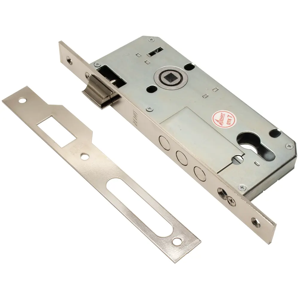 ЗЕНИТ ЗВ4-85.3 Врезной замок с усиленной ручкой, хром 82490865 STLM-0028436 - Вид №3