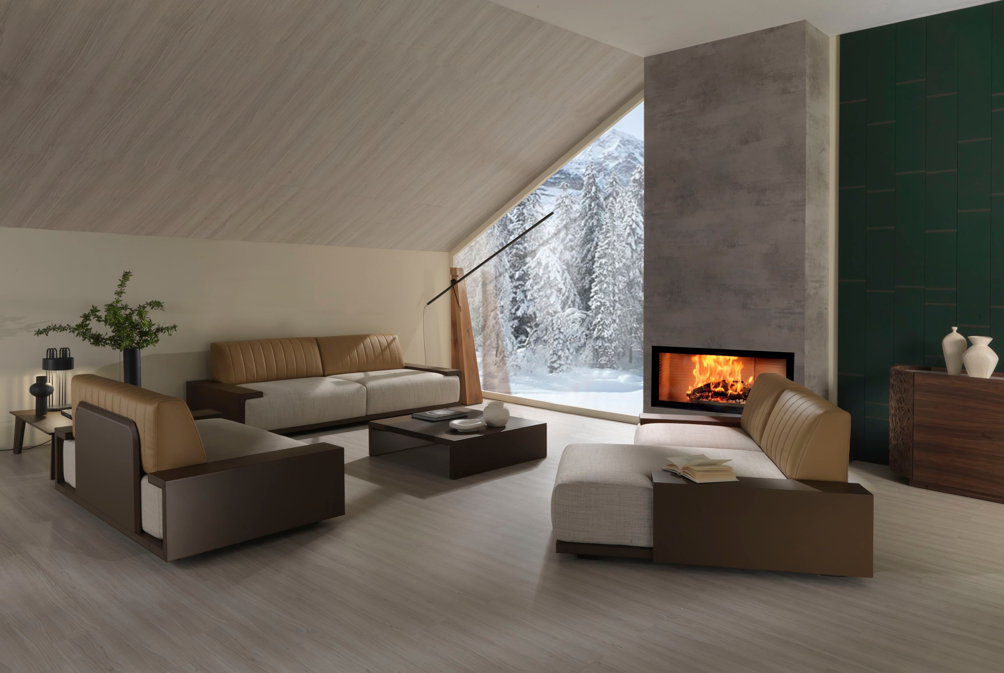 Деревянный прямоугольный журнальный столик Casa Covre TORTUGA ARCH-00061987 - Вид №1