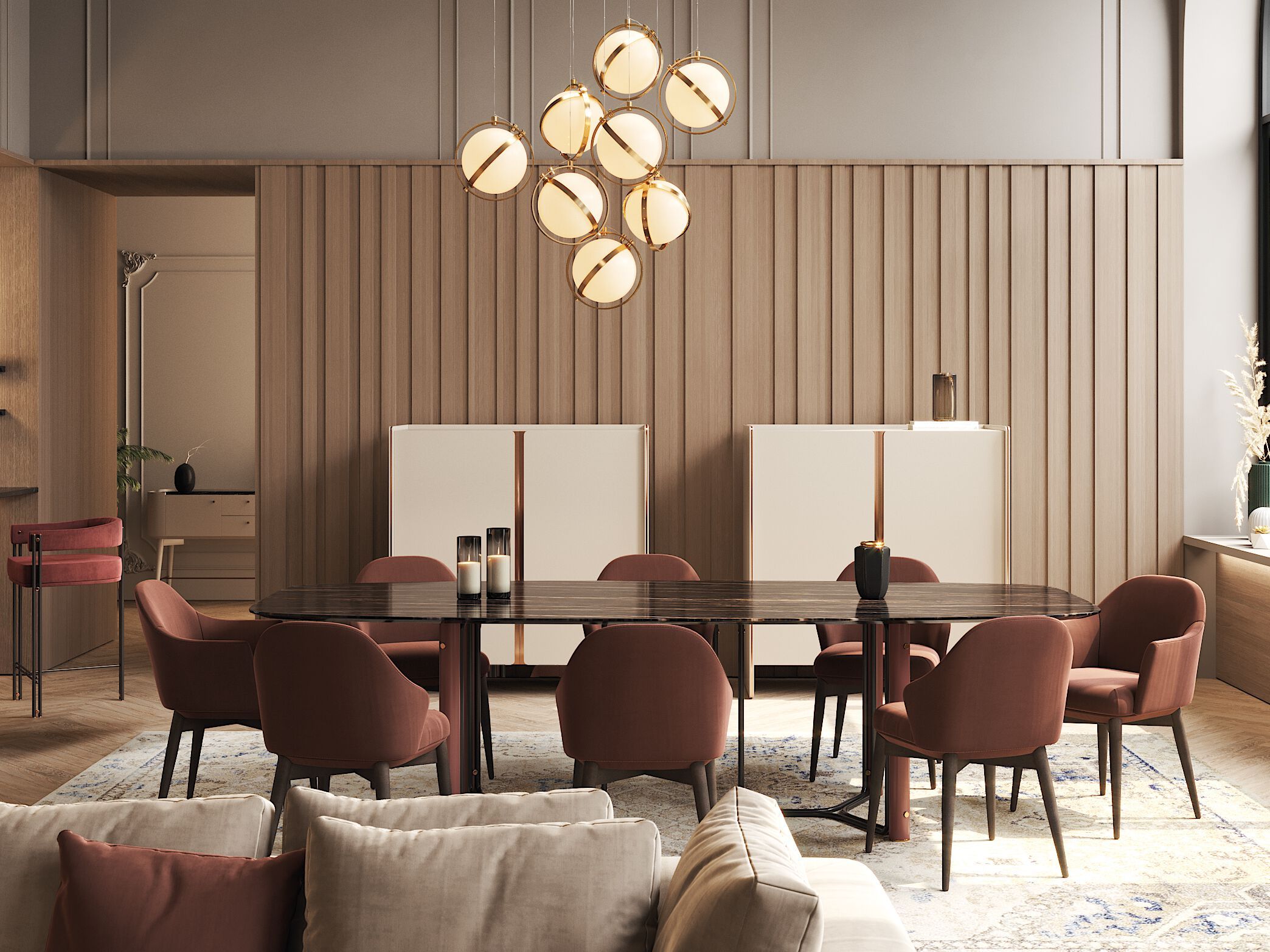 Тканевый стул PRADDY Natur ARCH-00063374 - Вид №5