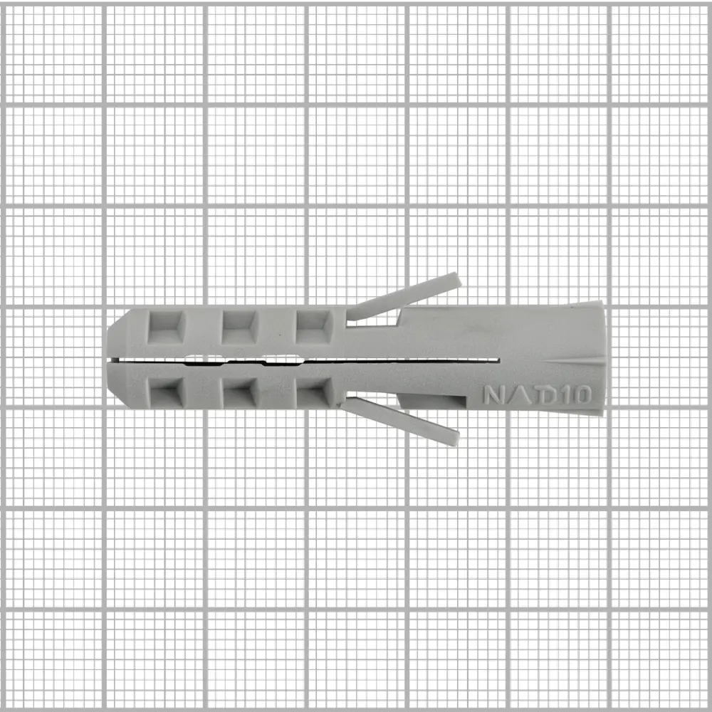 Дюбель распорный для полнотелых материалов Standers 10x50 мм нейлон цвет серый 45 шт STLM-2054316 - Вид №2