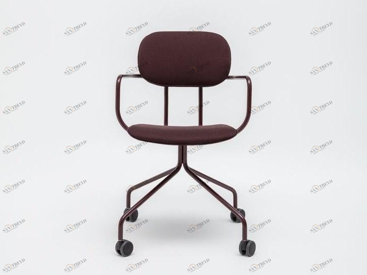 MDD Кресло на козелке из ткани с подлокотниками на колесиках New school sun-id-1369827