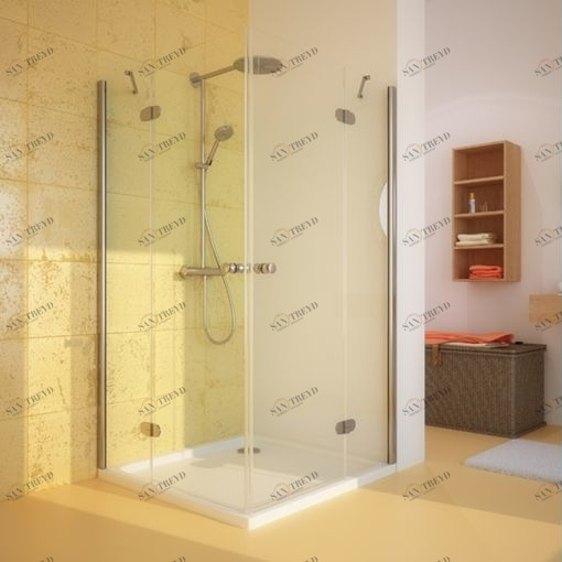 Душевая кабина 105x105 GK-104 стекло прозрачное GUTEWETTER LUX SQUARE 105X105GK104