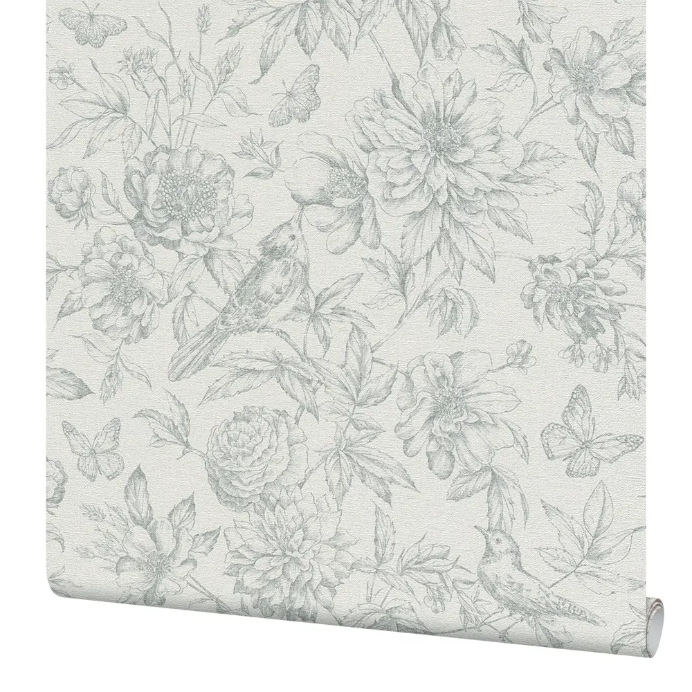 Обои флизелиновые Rasch Florentine серые 0.53 м 449440 STLM-2016660 - Вид №1