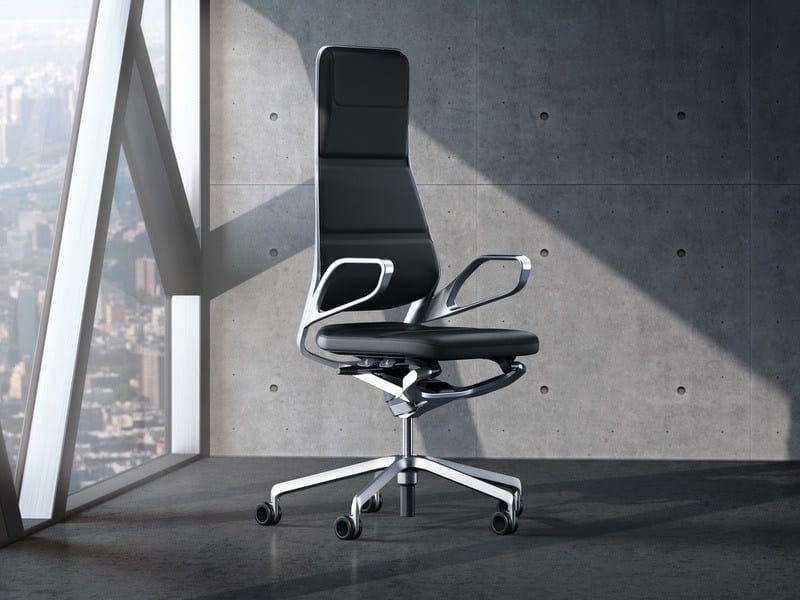 5-спицевое кожаное вращающееся офисное кресло König Neurath AURAY ARCH-00097992 - Вид №3