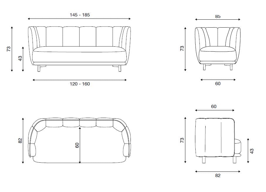 Ткань диван Twils Chain ARCH-00128811 - Вид №2